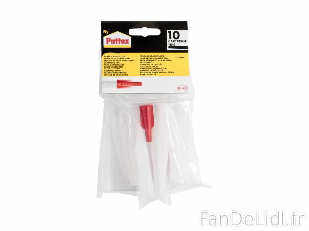 Pattex accessoire joint silicone , le prix 1.99 € 
- Au choix : embouts de cartouches ...