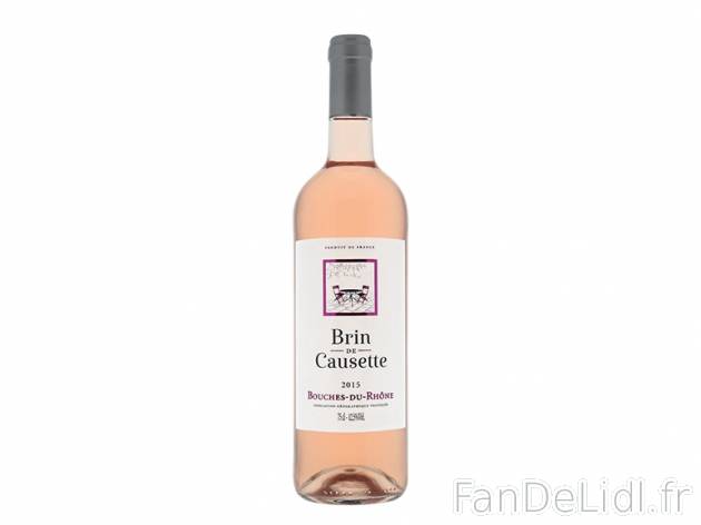 Bouches-Du-Rhône Rosé Brin De Causette 2015 IGP , prezzo 2.49 &#8364; 
- Temp&eacute;rature ...