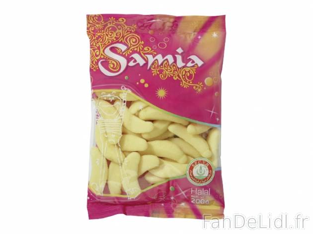 Samia bonbons gélifiés halal , prezzo 1.65 € per 200 g au choix, 1 kg = 8,25 ...