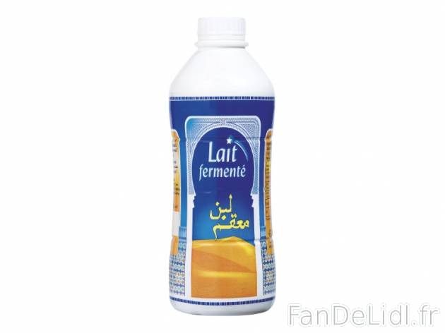 Lait fermenté , prezzo 0.76 € per La bouteille de 1 L 
- Le lait fermenté, ...