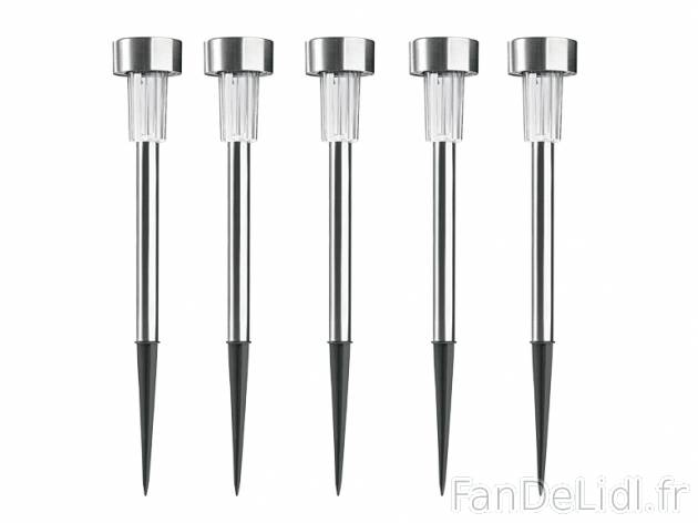 5 mini balises solaires , prezzo 5.99 € per Le lot 
- S’allument automatiquement ...