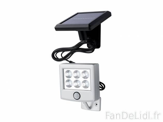Projecteur solaire à LED sans fil , le prix 8.99 € 
- 150 lm
- Détecteur de ...