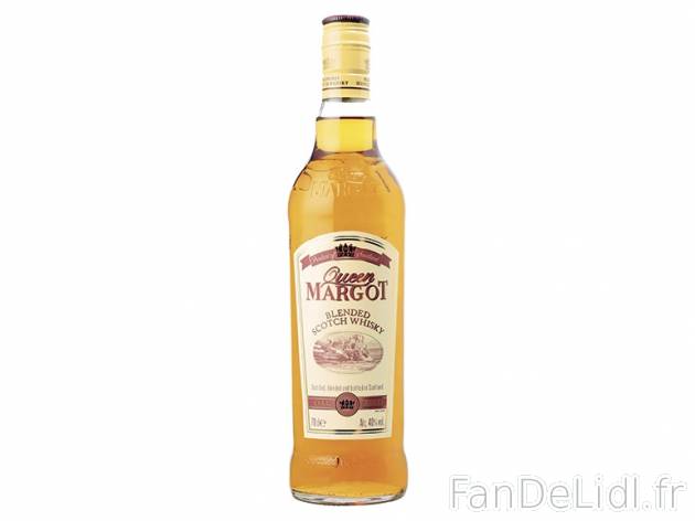 Blended Scotch Whisky Queen Margot , prezzo 9.96 € per 70 cl, 1 L = 14,23 € ...