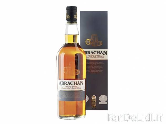 Scotch Whisky Abrachan , prezzo 14.99 € per 70 cl, 1 L = 21,41 € EUR. 
- 42 ...