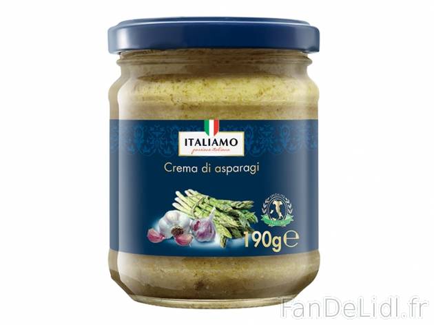 Crème italienne , prezzo 1.99 € per 190 g au choix, 1 kg = 10,47 € EUR. 
- ...