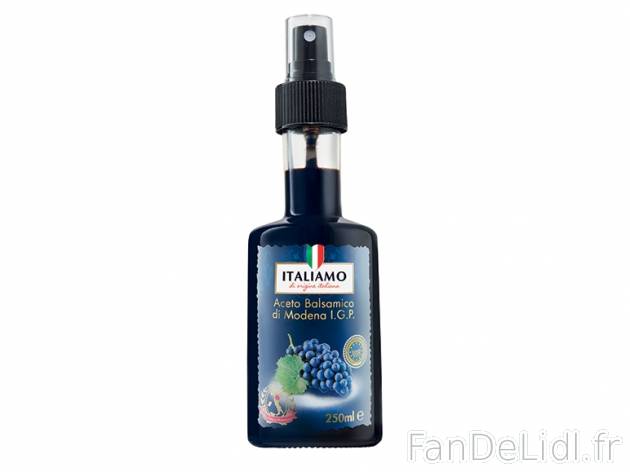 Vinaigre balsamique , prezzo 1.99 € per 250 ml au choix, 1 L = 7,96 € EUR. 
- ...