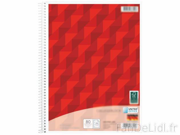 Cahier , prezzo 1.49 EUR  
Cahier    
-  A4
-  70 g/m2
-  80 feuilles