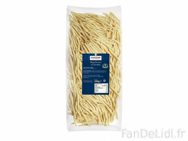 Folglie d&apos;ulivo aux épinards ou maccheroni nature , prezzo 1.19 € per ...