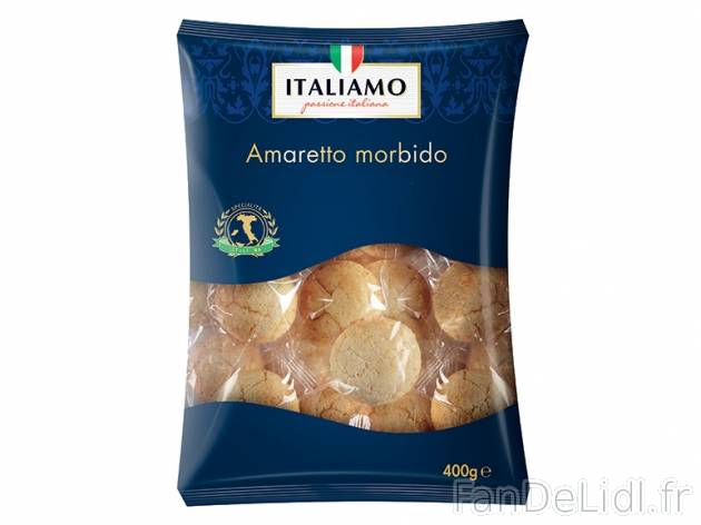 Biscuits amaretti , prezzo 2.49 € per 400 g, 1 kg = 6,23 € EUR.