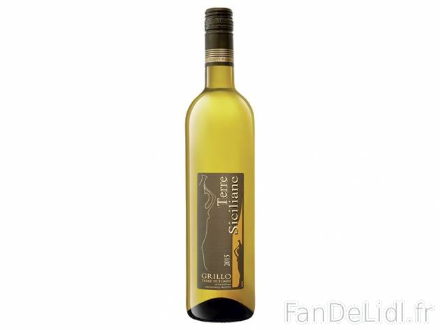 Grillo Terre Siciliane 2015 IGP , prezzo 1.99 € per 75 cl, 1 L = 2,65 € EUR. ...