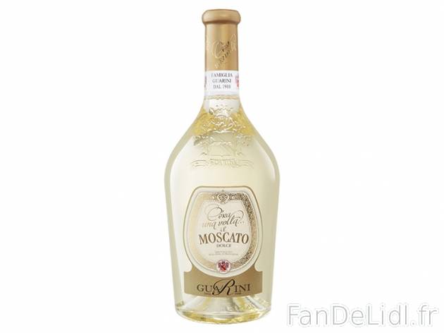 Moscato dolce Provincia di Pavia IGP , prezzo 4.69 € per 75 cl, 1 L = 6,25 € ...