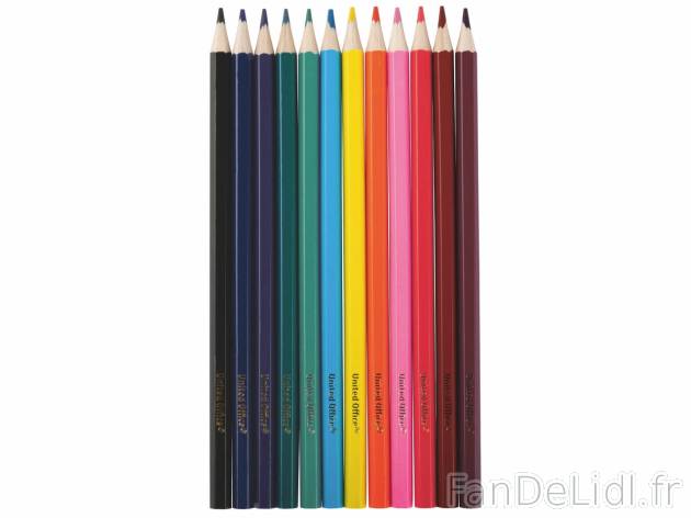 Crayons de couleur , prezzo 0.99 EUR 
Crayons de couleur 
- Lot de 12
- 12 teintes ...