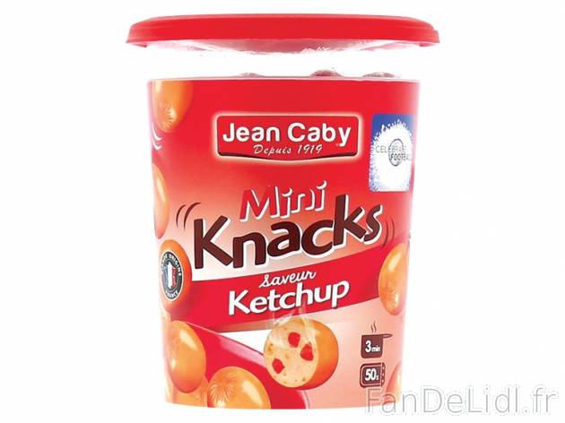 Mini knacks , prezzo 1.99 € per 200 g, 1 kg = 9,95 € EUR.  
-      Inédit chez Lidl