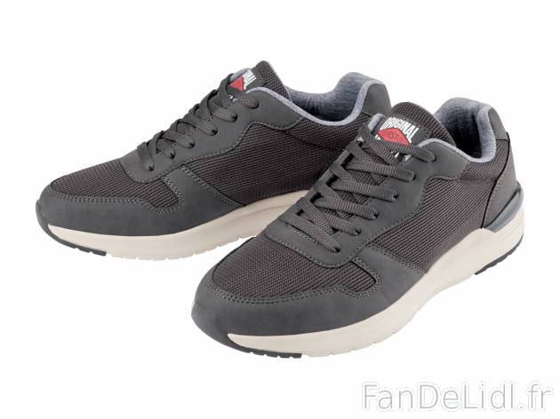 Sneakers homme , le prix 12.99 € 
- Ex. dessus textile/polyuréthane, doublure/semelle ...