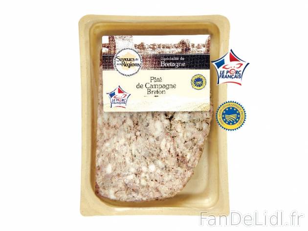 Pâté de campagne breton IGP , prezzo 1.49 € per 180 g, 1 kg = 8,28 € EUR. ...