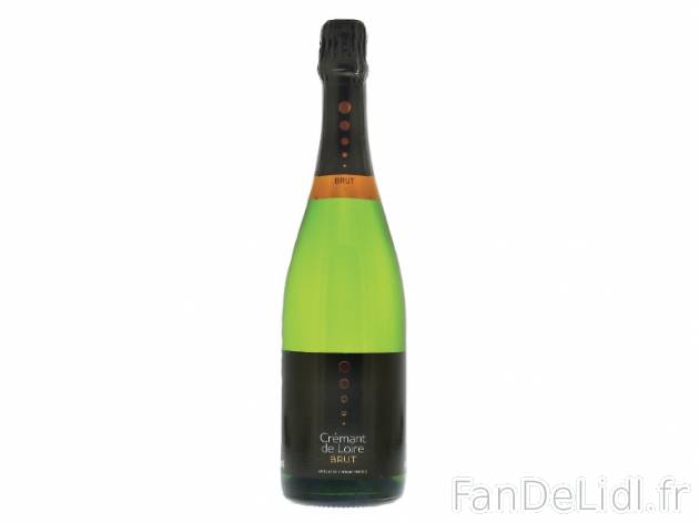 Crémant de Loire Brut AOP , prezzo 4.49 € per 75 cl, 1 L = 5,99 € EUR. 
- ...