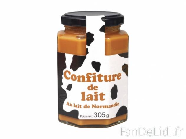 Confiture de lait , prezzo 1.99 € per 305 g, 1 kg = 6,52 € EUR. 
- Lait de ...