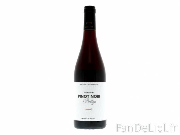 Bourgogne Pinot Noir Prestige AOP , prezzo 5.79 € 
- Température optimale de ...