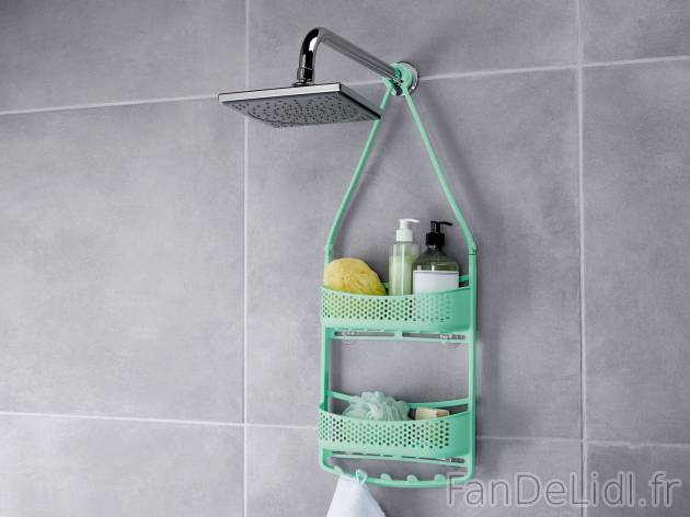 Étagère de douche , le prix 6.99 € 
- Env. 27,5 x 70 x 10 cm
- Adaptée à ...