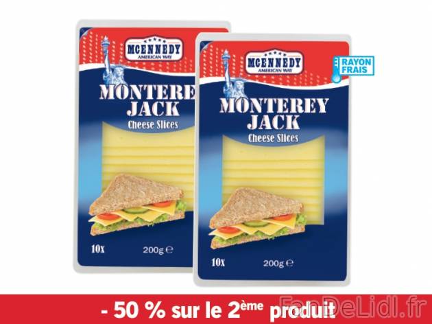 10 tranches de fromage à sandwich , prezzo 2.53 € per Soit le lot de 2 x 200 ...