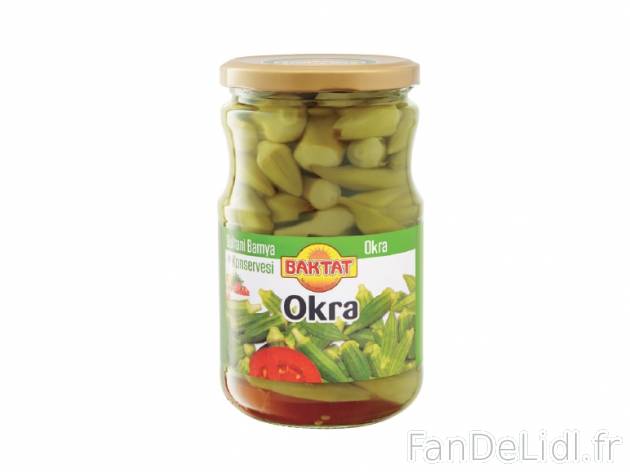 Okra , prezzo 1.49 € per 400 g (PNE), 1 kg = 3,73 € EUR. 
- Originaire d&apos;Afrique, ...