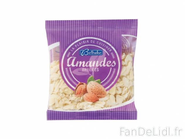 Amandes effilées , prezzo 1.19 € per 100 g, 1 kg = 11,90 € EUR. 
- Inédit ...