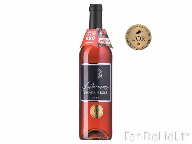 Fronton Arborescence 2015 AOP , prezzo 2.79 &#8364; 
- Temp&eacute;rature ...