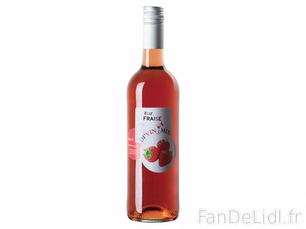 &quot;Di’vin&quot; Mix rosé fraise , prezzo 1.99 &#8364; per 75 cl, ...