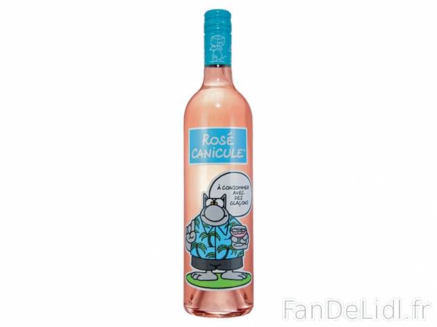 Rosé Canicule Vin de France 2015 , prezzo 3.69 &#8364; per 75 cl, 1 L = 4,92 ...