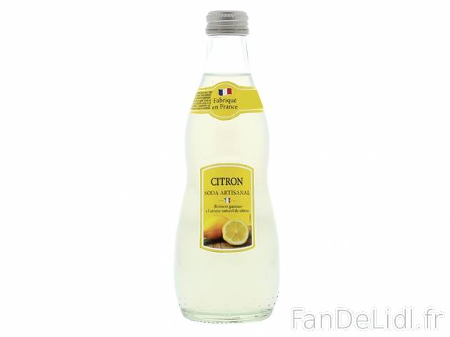 Soda artisanal , prezzo 0.89 &#8364; per 33 cl au choix, 1 L = 2,70 € EUR. ...