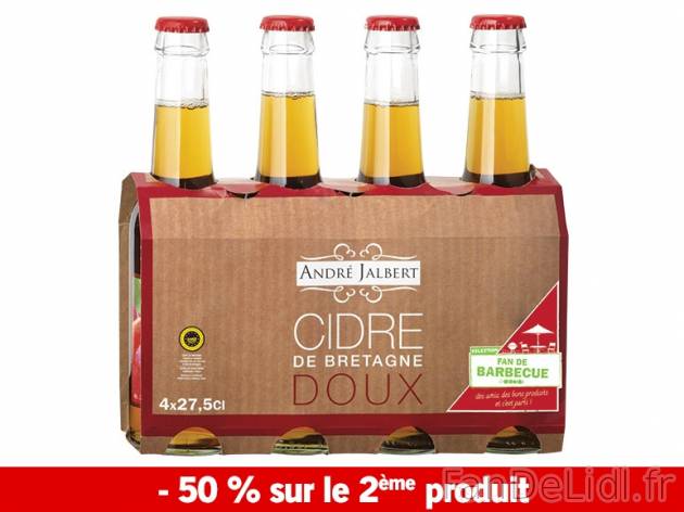 Cidre de Bretagne doux ou brut IGP , prezzo 4.03 &#8364; per Soit le lot de ...