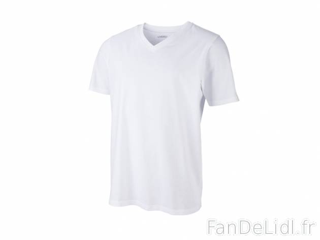 3 t-shirts unis , prezzo 7.99 € per Le lot au choix 
- Ex. : 100 % coton 
- ...