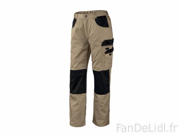 Pantalon de travail , prezzo 11.99 € per L&apos;unité 
- Ex. : 65 % polyester ...