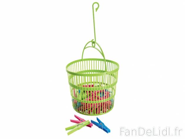 Panier téléscopique, corde à linge ou pinces à linge , prezzo 2.49 € per L&apos;unité ...