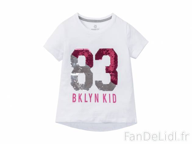 T-shirt , le prix 3.99 € 
- Du 6-8 ans au 12-14 ans (122-128 au 158-164 cm) selon ...