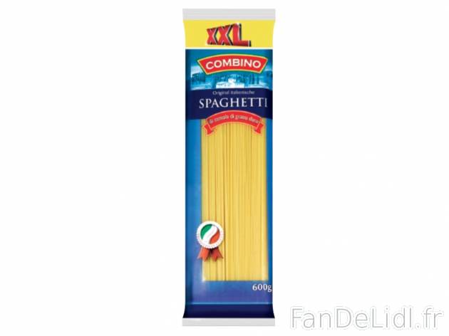 Spaghetti , prezzo 0.42 € per 600 g, 1 kg = 0,70 € EUR. 
- 500 g + 100 g GRATUITS ...