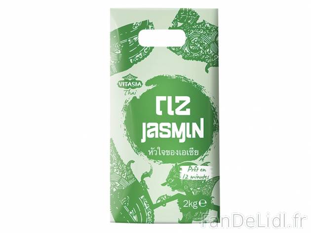 Riz basmati ou jasmin , prezzo 3.29 € per Le sachet de 2 kg au choix, 1 kg = 1,65 ...