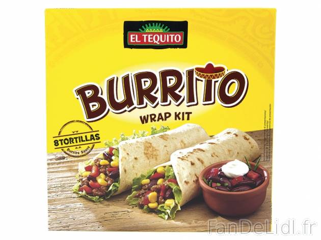 Kit pour burritos , prezzo 1.99 € per 470 g, 1 kg = 4,23 € EUR. 
- Contient ...