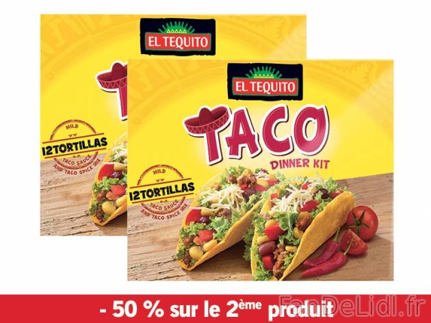 Kit pour tacos , prezzo 2.98 € per Soit le lot de 2 x 320 g, 1 kg = 4,66 € EUR. ...