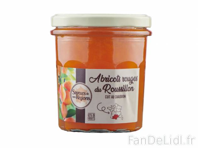 Préparations de fruits , le prix 2.25 € 
- Au choix : abricots rouges, mirabelles, ...