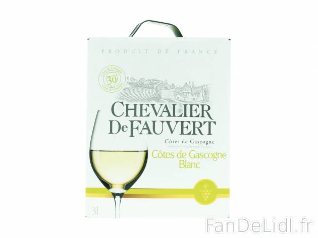 Côtes de Gascogne Chevalier de Fauvert IGP * , le prix 5.59 €