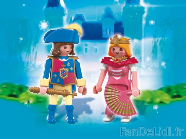 Playmobil DUO , le prix 3.99 € 
- Lot de 2
- Duo prince et princesse ou duo ...