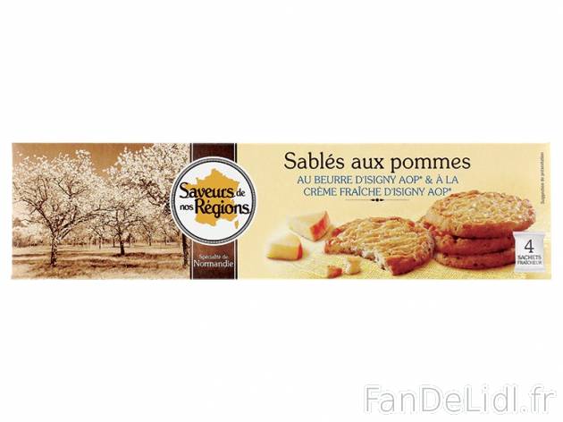 Sablés à la crème et au beurre d&apos;Isigny AOP , prezzo 1.49 € per 150 ...