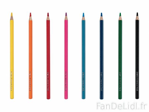 Feutres ou crayons , le prix 2.99 € 
- Crayons de couleur (lot de 8)
- Autres ...