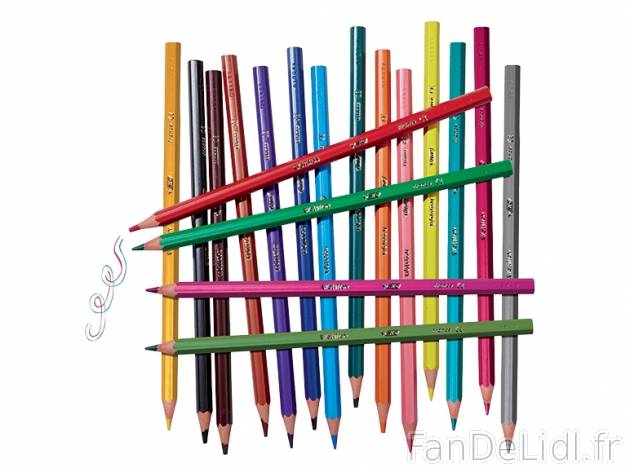 18 crayons ou feutres , prezzo 1.99 € per Le set 
- Crayons : ultra résistants ...