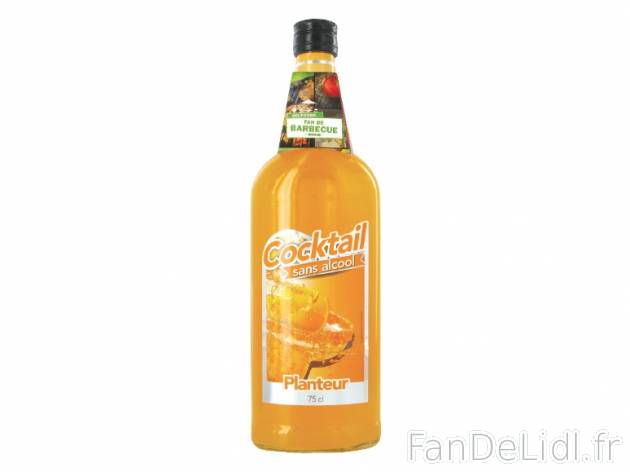 Cocktail sans alcool , prezzo 1.79 € per 75 cl au choix, 1 L = 2,39 € EUR. 
- ...