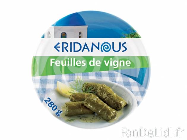 Feuilles de vigne , prezzo 1.79 € per 280 g, 1 kg = 6,39 € EUR. 
- Farcies ...