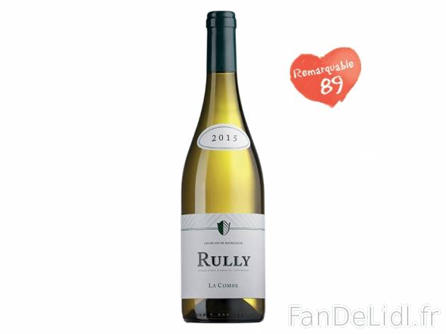 Rully La Combe 2015 AOC , prezzo 9.99 &#8364; 
- Temp&eacute;rature optimale ...