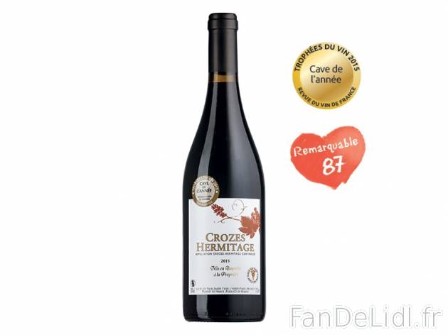 Crozes Hermitage Cave de Tain 2015 AOC , prezzo 33.00 &#8364; per Soit le lot ...