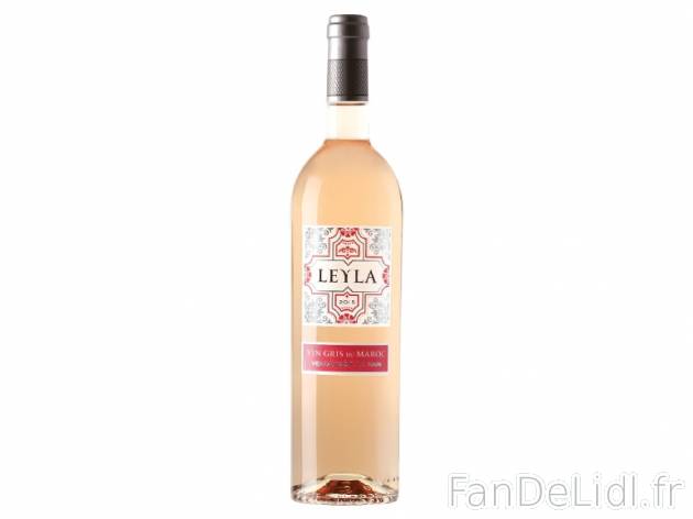 Guerrouane vin gris du Maroc Leyla 2015 AOG , prezzo 2.49 &#8364; per 75 cl, ...